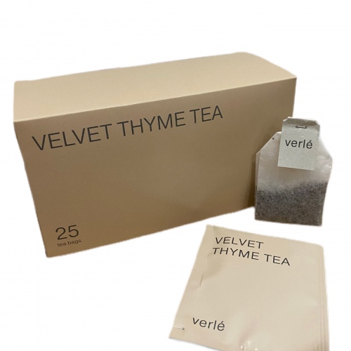 Чай пакетированный "Verle Tea VELVET THYME TEA (с Чабрецом)", 25 пак.*2 гр.